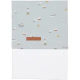 Little Dutch TE10121640 Kinderbettlaken - Sailors Bay blau (110x140 cm)