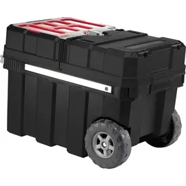 KETER Werkzeugwagen Kunststoff 62x38x42 cm schwarz/gelb