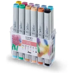 COPIC Profi Marker, 12er Set Pastellfarben