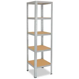 shelfplaza Schwerlastregal Metall 200x60x60cm silber