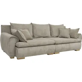 Home Affaire Big-Sofa HOME AFFAIRE "Katja, B: 275 cm - OTTO. Verlässliche Qualität.", grau (taupe), B:275cm T:108cm, 100% Polyester, Sofas, Big-Sofa, Mega-Sofa mit 4 Zierkissen