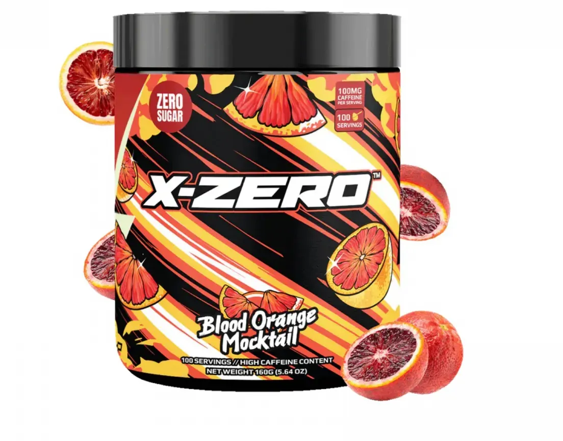 X-Gamer X-Zero Blood Orange Mocktail - 100 Portionen