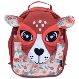 Les Deglingos Les Déglingos Kleiner Rucksack für Kinder, Mélimélos La Biche Jungen/Mädchen, Schultasche, Kindergarten, 6 l, 1 Set
