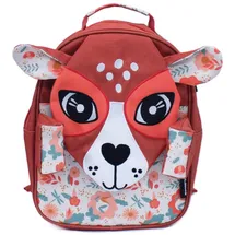 Les Deglingos Les Déglingos Kleiner Rucksack für Kinder, Mélimélos La Biche Jungen/Mädchen, Schultasche, Kindergarten, 6 l, 1 Set