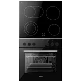Amica - EHC 933 331 SM (EH 923 605 SM +EHC 933 331 E) - Einbau-Herdset - Glaskeramik-Kochfeld