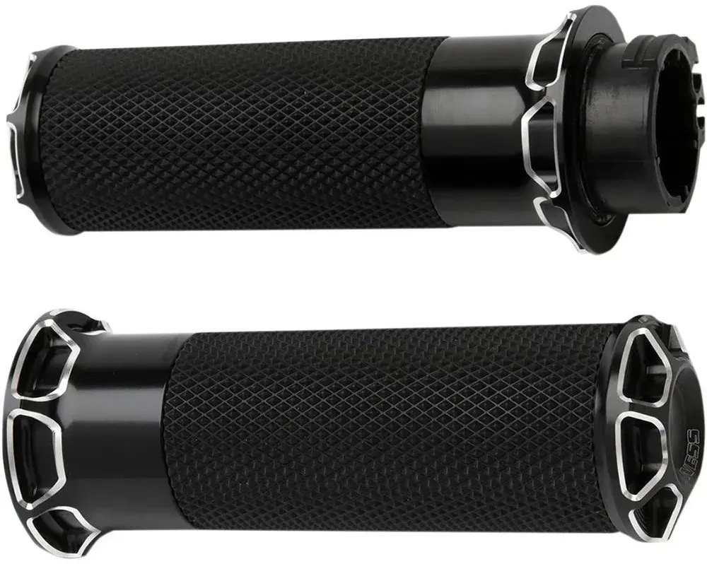 Arlen Ness Fusion Beveled Harley Davidson Flhr 1584 Road King 08 Griffe - Black / Chrome - One Size