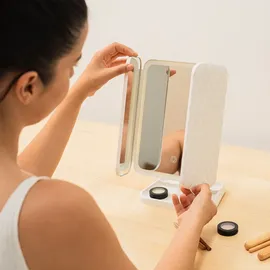 InnovaGoods Wiederaufladbarer dreiteiliger Schminkspiegel mit Vergrößerung und LED-Licht Miled InnovaGoods
