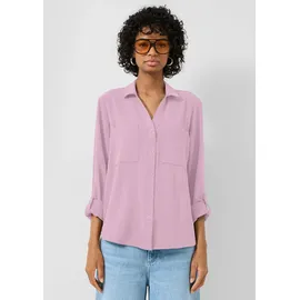 QS Langarmbluse mit Turn-up Rosa 38