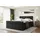 altdecor Boxspringbett mit Matratze, Topper, Polsterbett mit, Bettkasten MIAMI-Z KING - 180x200 - Schwarz Holzwerkstoff, Höhe ca. 20 cm cm, Schlafzimmer, Betten, Boxspringbetten