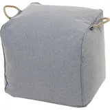 Siena Garden Sitz-Fußhockerstone Grey 46 x 48 x 46 cm Grau