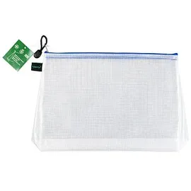 FolderSys Reißverschlussbeutel transparent/blau 0,28 mm, 1 St.