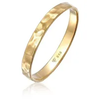 Elli Premium Fingerring Bandring Freundschaftsring Ehering 585er Gelbgold goldfarben 58