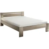 SchlafKONTOR Futonbett Cannes braun