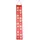 Riffelmacher & Weinberger Riffelmacher Adventskalender Tower Rot & Weiß 130 cm