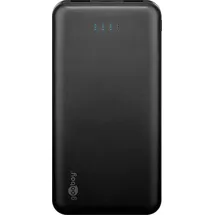goobay Slimline Power-Bank 10.000mAh black - Schwarz
