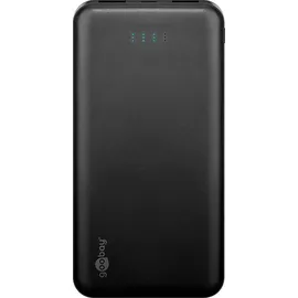goobay Slimline Power-Bank 10.000mAh black - Schwarz
