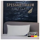 SPESSARTTRAUM Federkopfkissen First Class 40 x 80 cm Weiß