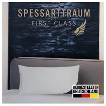SPESSARTTRAUM Federkopfkissen First Class 40 x 80 cm Weiß