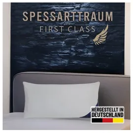 SPESSARTTRAUM Federkopfkissen First Class 40 x 80 cm Weiß