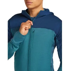 Icebreaker Merino Blend 300 RealFleece Kapuzenjacke Herren Orange L