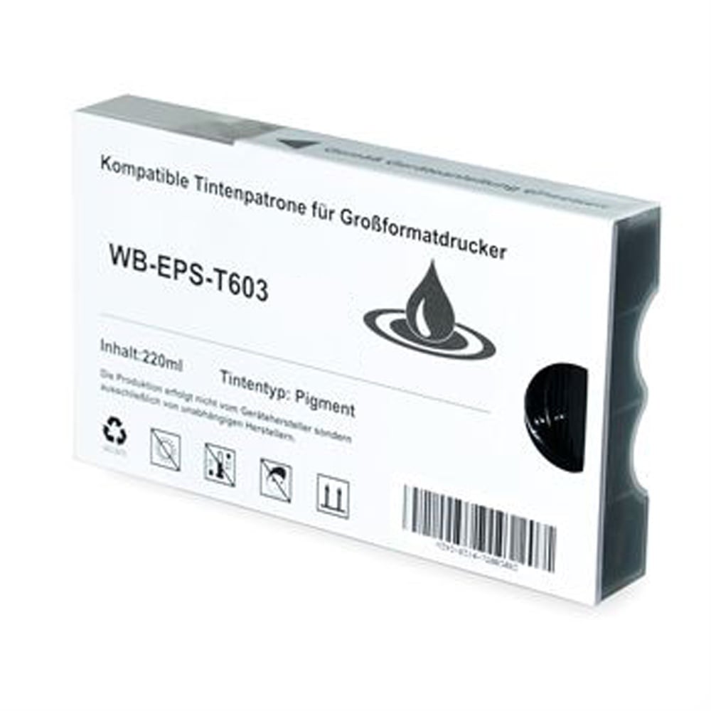 Kompatible Druckerpatrone für Epson T6037 XL Light Schwarz für Epson Stylus Pro 7800 Xrite Eye One 7880 9800 9880 von ABC