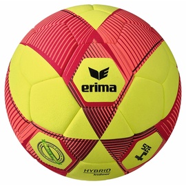 Erima HYBRID Indoor Fußball gelb/rot 4