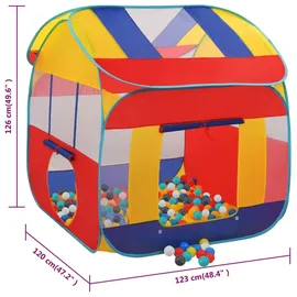 vidaXL Spielzelt mit 550 Bällen 123x120x126 cm