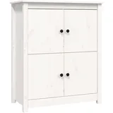 vidaXL Sideboard 83 x 41,5 x 100 cm Weiß