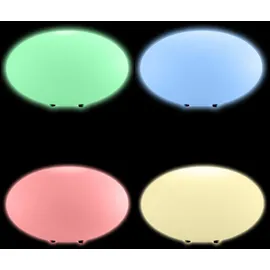 Tectake tectake® Kugelleuchte, mit LED-Beleuchtung, 12 W, inklusive Erdspieß