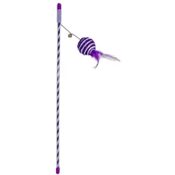 Duvoplus Cat Toy Spielangel Catchy Glitzerball - violett