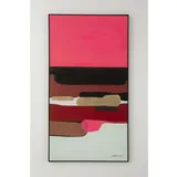 Kare DESIGN Wandbild Abstract 53899 Kunststoff Pink