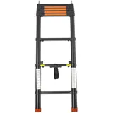 VICKYWOOD Teleskopleiter Aluminium 260 cm schwarz Dachzelt Faltzelte