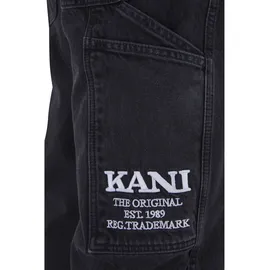 Karl Kani KMI-PL063-001-03 Retro Baggy Workwear Denim Schwarz 34