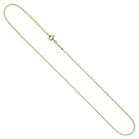 Schmuck Krone Goldkette 1,5mm Venezianerkette, 585 Gelbgold, 50 cm, Gold 585 goldfarben