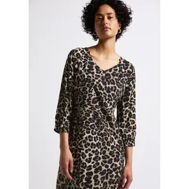 STREET ONE Midikleid Grafisch Schwarz 36