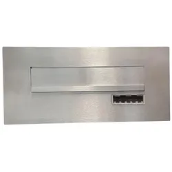 FLAT Design Edelstahl Briefkasten Frontplatte - CDX-1