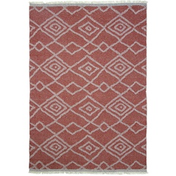 Outdoorteppich Rubik rot, Designer Kuatro Carpets, 0.5x160 cm