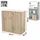 URBAN LIVING PRATIK 60 x 60 x 30 cm Beige/Braun