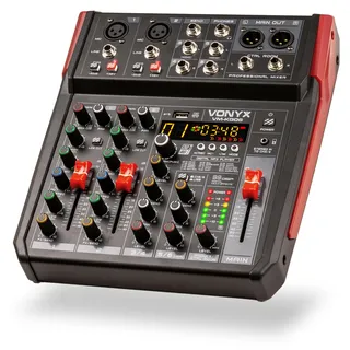Vonyx VM-KG08-8-Kanal-Mischpult mit Bluetooth, DSP, USB-Audio-Interface, etc.