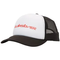 Trucker Cap QUIKSILVER "Omni", Herren, weiß, Kunstfaser, Caps