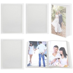 Belle Vous Fotoalbum 40 Fotohüllen für 4×6 Zoll Fotos – Transparente Schutzhüllen, 40 Fotohüllen für 4×6 Zoll Fotos weiß