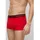 Hugo Herren. Boxershorts, 3er Pack - TRUNK TRIPLET Planet Logo, Cotton Stretch Schwarz/Rot/Weiß S