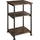 Tectake Beistelltisch Braun Holz 34 x 30 x 59 cm