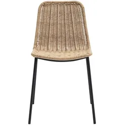 House Doctor Stuhl Hapur Polyrattan, Natur