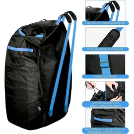 Lihao Transporttasche Kinderwagen Flugzeug 120x61x46cm Gate Check Wasserdicht 720D