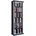 VCM CD-Regal 31 x 18 x 92 Schwarz
