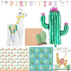 Partyset Lama Fiesta Mexicana Party Deko Set Geburtstag Mottoparty Mexiko