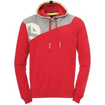 Kempa Core 2.0 Kapuzenpullover - Red / Dark Grey Melange - 116 cm