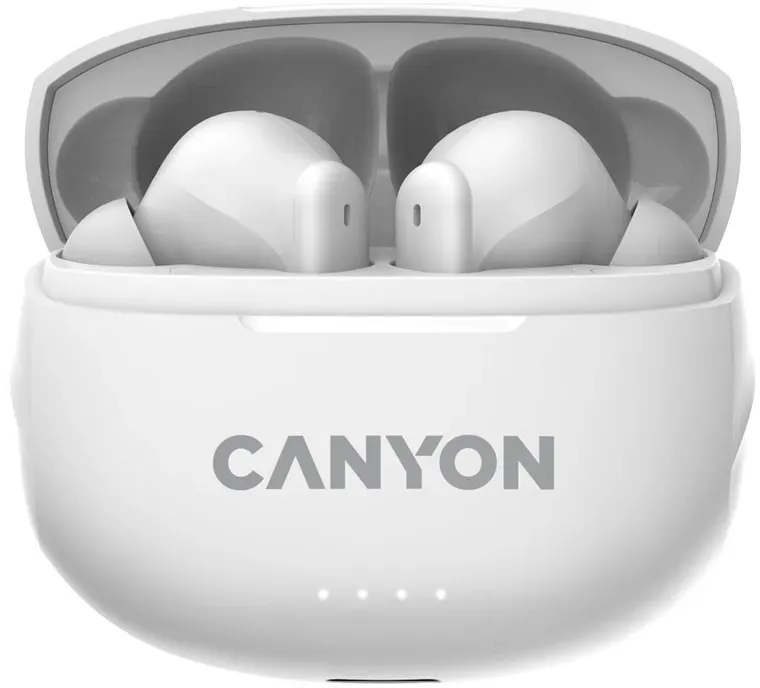 Canyon TWS-8, Kabellose Bluetooth-Stereokopfhörer Umgebungsgeräuschunterdrückung, 7,5 Stunden Wiedergabe, 32 Stunden mit Ladecase