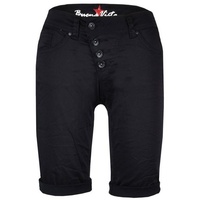 Buena Vista Damen Shorts im 5-Pocket-Design Modell 'Malibu', Black,